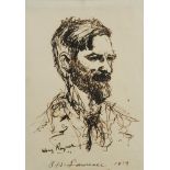 § Hewitt Henry Rayner (Australian/British, 1902–1957) Portrait of the writer, D H Lawrence (1885-