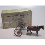 A Britains horse rake No. 8F, boxed