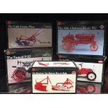 Ertl collectables Prescision series; The Ford 8N, boxed, the Farmall F20, boxed, The Allis-