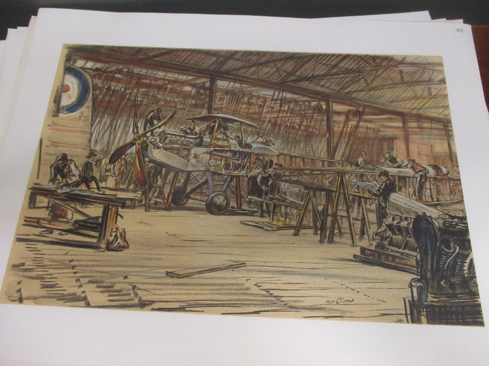 Sir Muirhead Bone (Scottish, 1876- 1953), The War Drawings, a portfolio of lithographs - Image 6 of 8