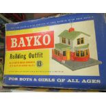 Bayko, eight boxed construction sets and accessory outfits together with unboxed and various