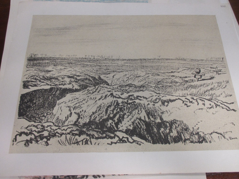 Sir Muirhead Bone (Scottish, 1876- 1953), The War Drawings, a portfolio of lithographs - Image 4 of 8