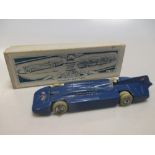 A rare boxed Britains lead 1406 Bluebird Land Speed Record Car, 1930's