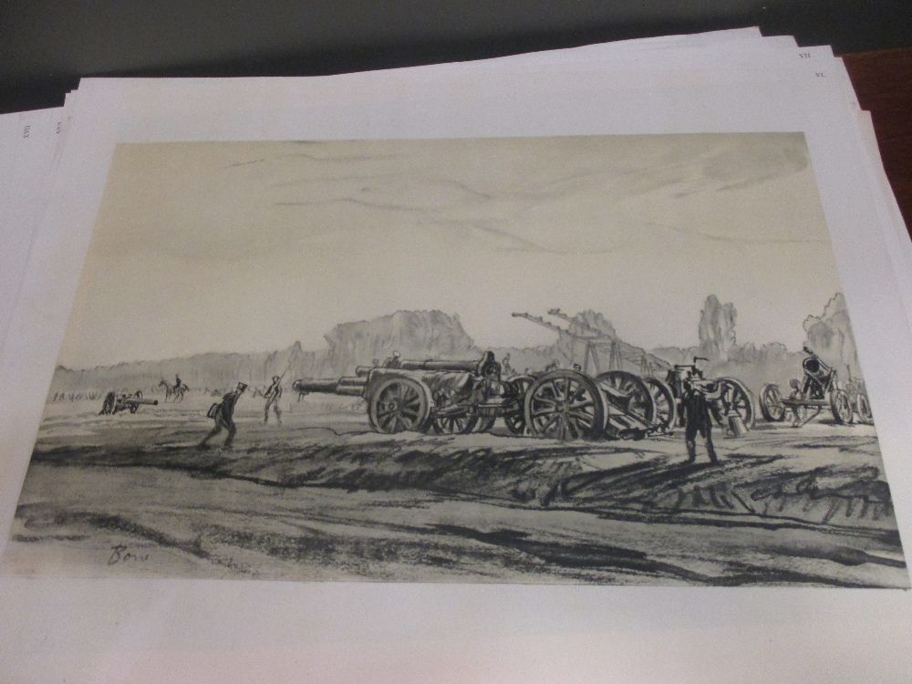 Sir Muirhead Bone (Scottish, 1876- 1953), The War Drawings, a portfolio of lithographs - Image 8 of 8