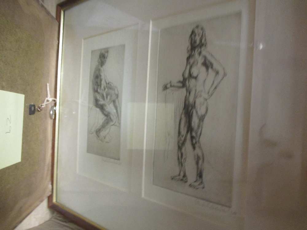 A collection of pictures, mainly woodcuts and etchings, to include Sylvia Penther, Acker Aslund, - Image 2 of 15