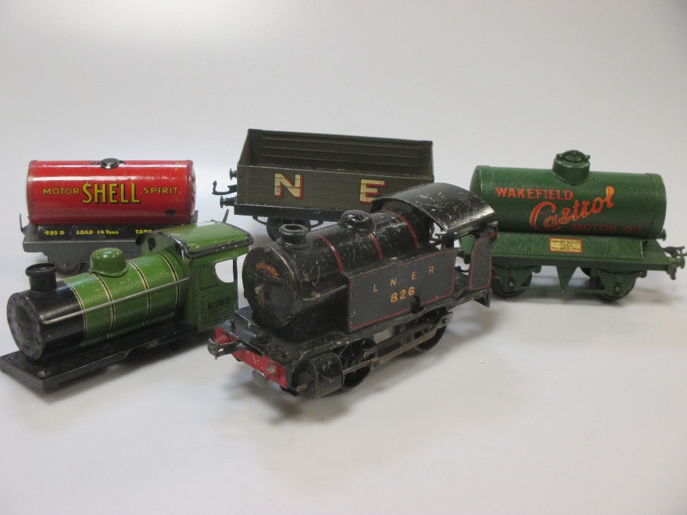 Model railway, including some Horny Series O gauge, carriages, rolling stock, locomotives, and