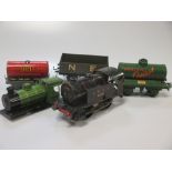 Model railway, including some Horny Series O gauge, carriages, rolling stock, locomotives, and