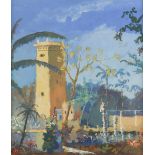 Sir Hamilton William Kerr, Bt, MP (British, 1903-1974), Garden in Marrakech, signed lower left