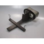 An American hand held stereoscope by the Keystone View Company, together with a box in the form of