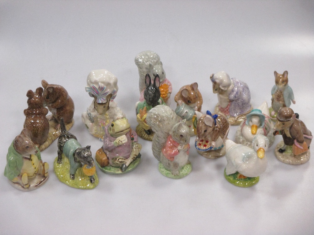 A large collection of Royal albert Beatrix Potter figures to include Mr Alderman Ptolemy, Jeremy - Image 3 of 5