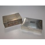 Two table cigarette boxes