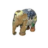 § José van Weert, (Dutch), Little Sister (Jothi), 2010, a mosaic decorated fibreglass elephant, from
