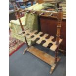 A Regency mahogany boot rack