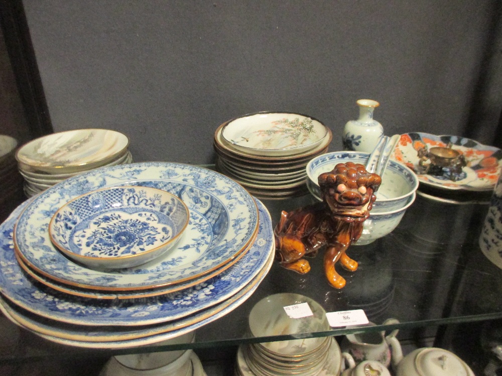 Collection of Oriental china, including blue and white and eggshell teawares - Image 3 of 3