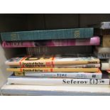 A quantity of Art reference books including Interior design and general reference books