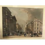 After Thomas Shotter Boys, 11 colour lithographs including London scenes, probably trimmed, framed