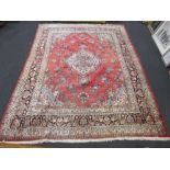 A Large Hamadan carpet 364 x 271cm