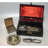 A large quantity of costume jewellery contained in two jewellery boxes, together with a quantity