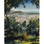 § Rory Browne (British, 20th Century) Overlooking Barcelona (Behind Miro Foundation) titled,