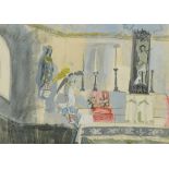 § Anne Redpath, OBE, RSA, ARA, LLD, ROI, RBA (Scottish, 1895-1965) The Chapel of St Jean, Tréboul