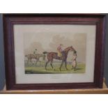 I Clark after Henry Alken, Coursing; and Racing, colour prints, each 29 x 39cm (2)