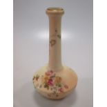 A small Royal Worcester blush ivory vase