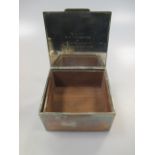 Indian cigarette box, silver cream jug, cruet items, 8ozt excluding cigarette box