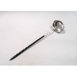A George III silver punch ladle by the Batemans, Peter, Ann and William, London 1804, the bowl of