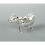 A Victorian silver Schuppe style cow creamer, by Samuel Boyce Landeck, London import marks,1893,