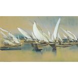 § Roy Frederick Carnon (British, 1911-2002) Sailing boats signed lower left "Roy Carnon" watercolour