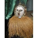 A Papau New Guinea tribal mask