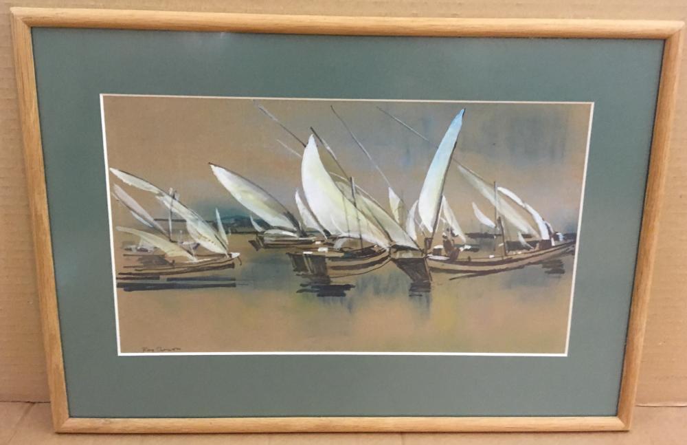 § Roy Frederick Carnon (British, 1911-2002) Sailing boats signed lower left "Roy Carnon" watercolour - Image 2 of 5