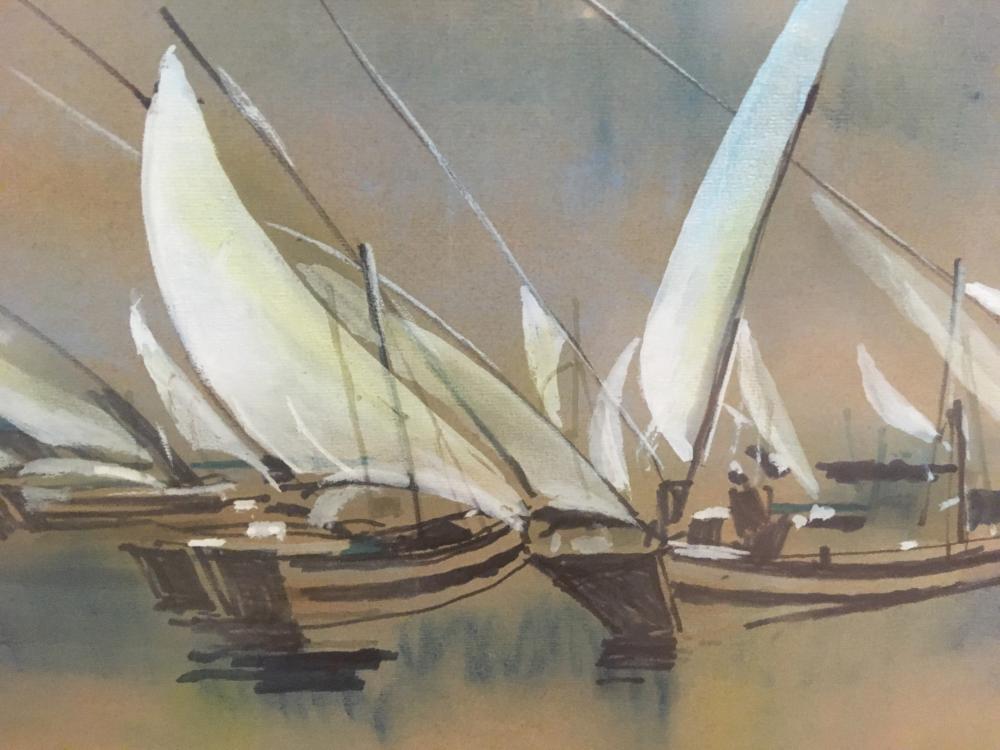 § Roy Frederick Carnon (British, 1911-2002) Sailing boats signed lower left "Roy Carnon" watercolour - Image 4 of 5