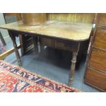 A 17th century oak side table 78 x 83 x 56cm