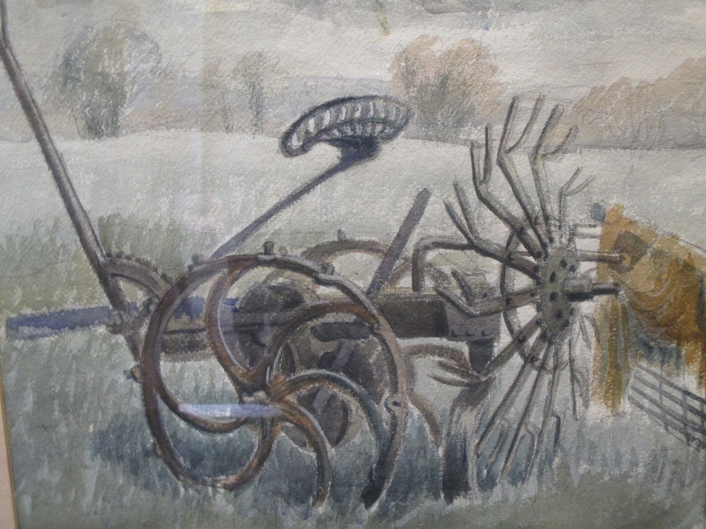 Vincent Lines (British, 1909-1968) 'Old Hereford Wagon', signed, watercolour, 35 x 45cm; Molly Field