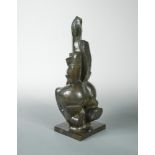 § Rudolf Belling, (German, 1886-1972), Cubist Composition, bronze, signed in the bronze and dated
