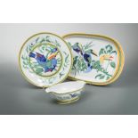 Hermes, Paris, a collection of 'Toucans' pattern dinner wares, comprising eight dinner plates, two