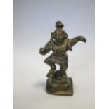 An Indian Bastar hinduist bronze figure