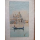 English School, 19th Century, Feluccas on the Nile, signed indistinctly, watercolour, 17 x 26cm;