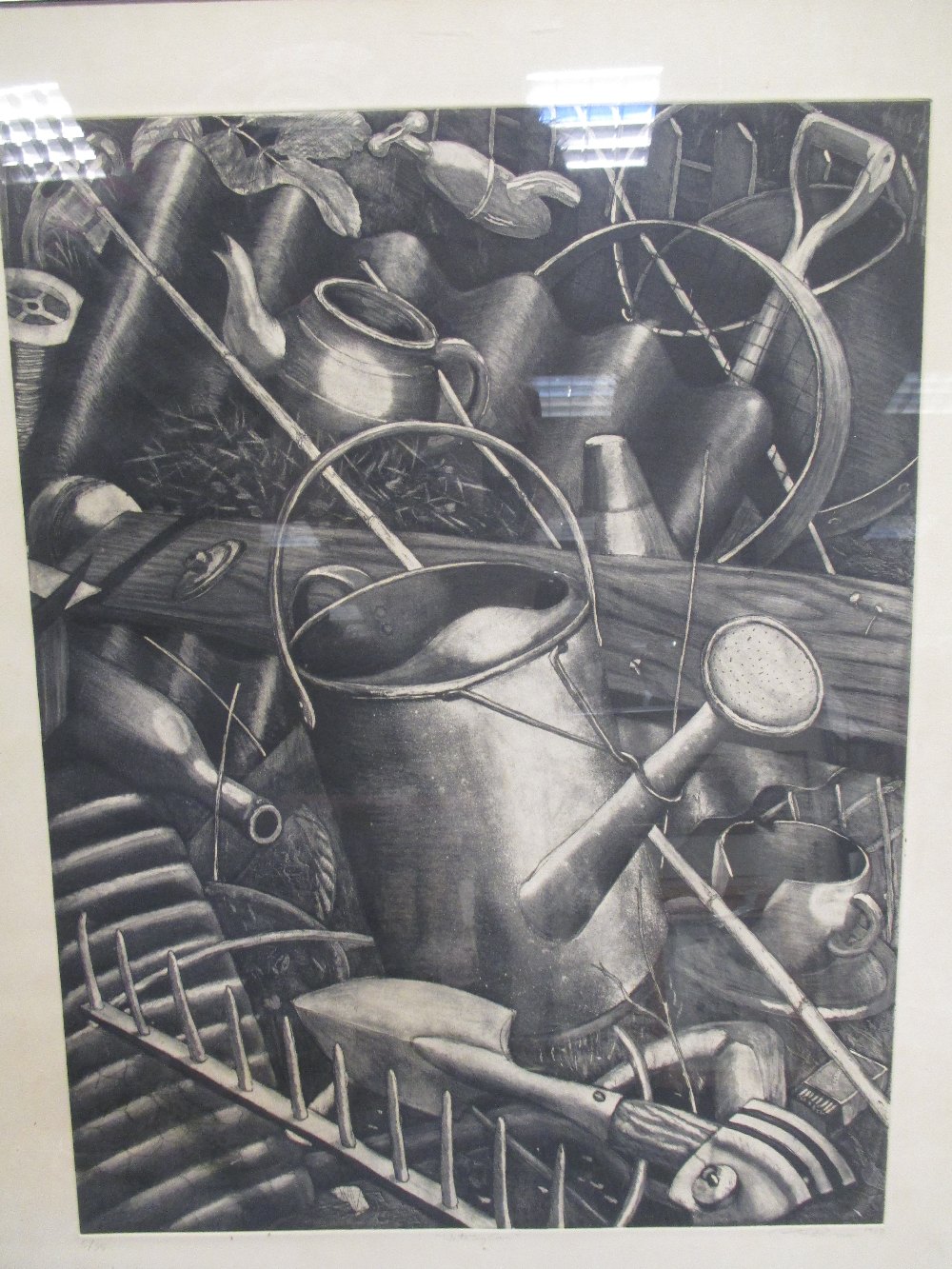 A collection of etchings and lithographs by Bob Chaplin Chris Plowman, Barbara Newcomb, Carry - Image 10 of 11