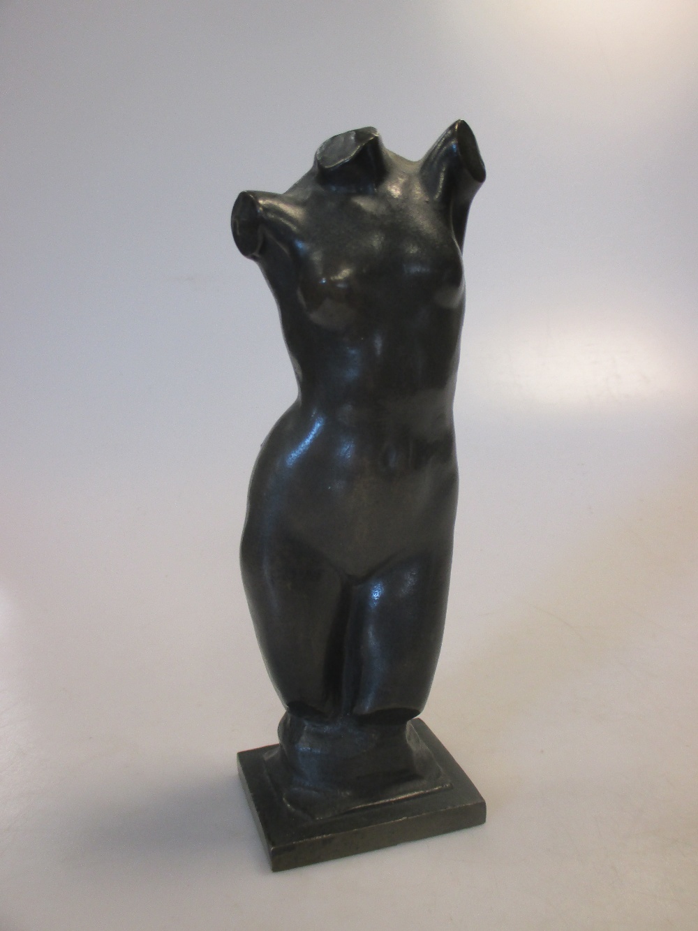 An early 20th century bronze study of a nude, 18.5cm high