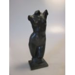 An early 20th century bronze study of a nude, 18.5cm high