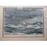 Two Montague Dawson signed prints, Horn Abeam and Pieces of Eight, 56 x 78 cm, and 66 x 78 cm (plate