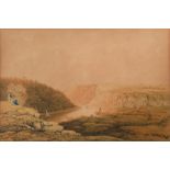 Francis Danby, ARA (Irish, 1793-1861) Avon Gorge, Somerset pencil, pen and ink with wash 20 x