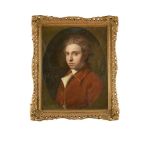 Follower of Nathaniel Dance, RA (British, 1735-1811) Portrait of a gentleman in a red jacket and