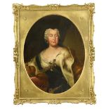 After Frans van Stampart (Flemish, 1675-1750) Portrait of the Empress Elisabeth Christina of