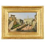 Italian School, 20th Century View of the Capitoline Hill, Rome; and two other views of Rome oil on