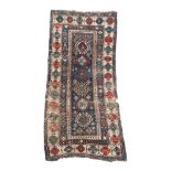 An attractive late 19th century Shirvan rug, 228 x 112cm (89 x 44in)