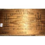 Chateau Leoville Barton, St Julien 2eme Cru 1998, 12 bottles in owc