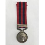 An India General Service Medal, 1854-95, with Pegu clasp, named to Lieut. Col. G. W. Osborne 19th